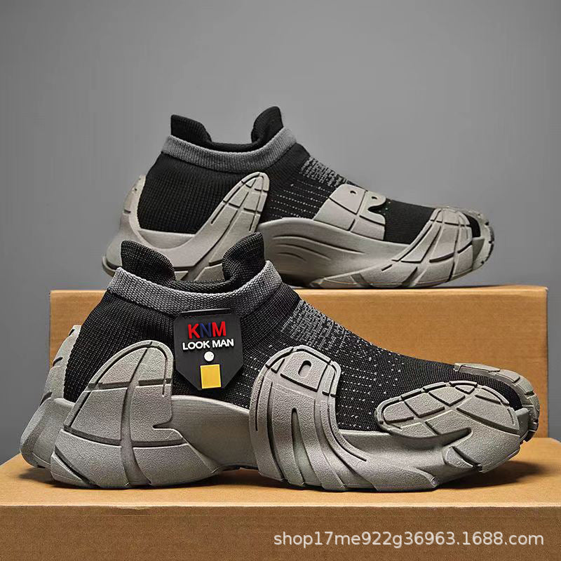 Damen Sportliche Sockensneaker mit flexiblem Strickobermaterial und rutschfester Sohle R&B