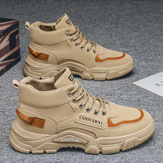 Damen Robuste High-Top Sneakers mit dämpfender Sohle und strapazierfähigem Obermaterial R&B