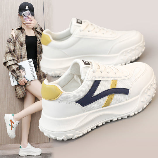 Damen Sportliche Komfort-Sneaker mit rutschfestem Profil und atmungsaktiver Obermaterialstruktur R&B