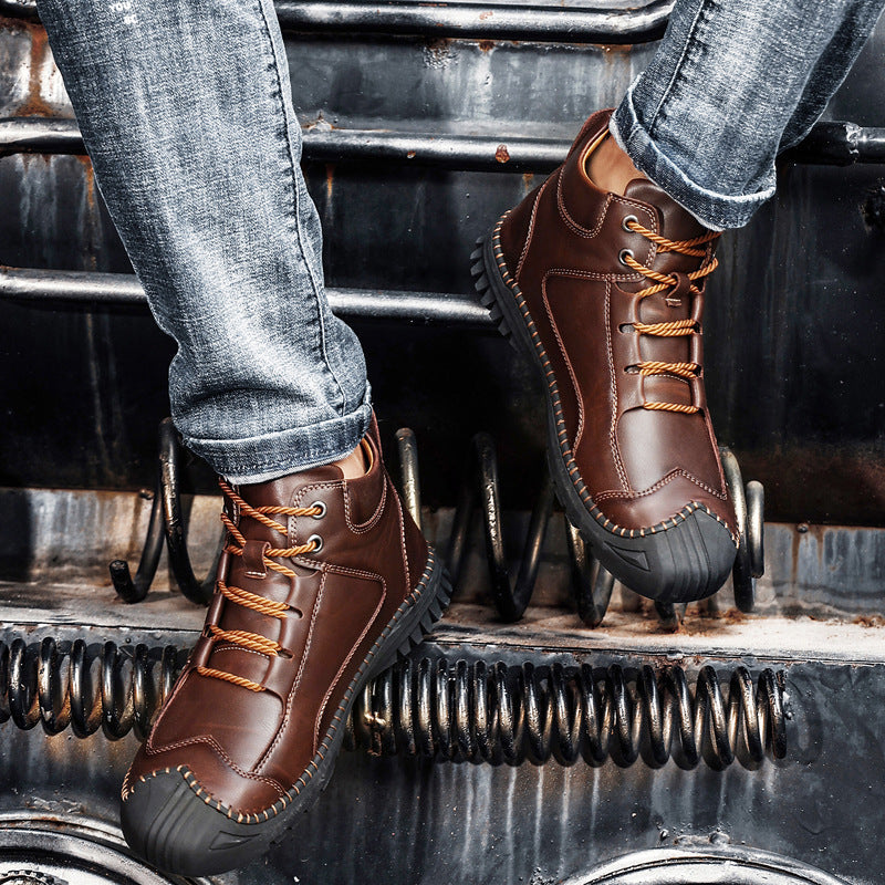 Herren Robuste und stylische Wanderschuhe mit rutschfester Sohle und atmungsaktiver Konstruktion R&B