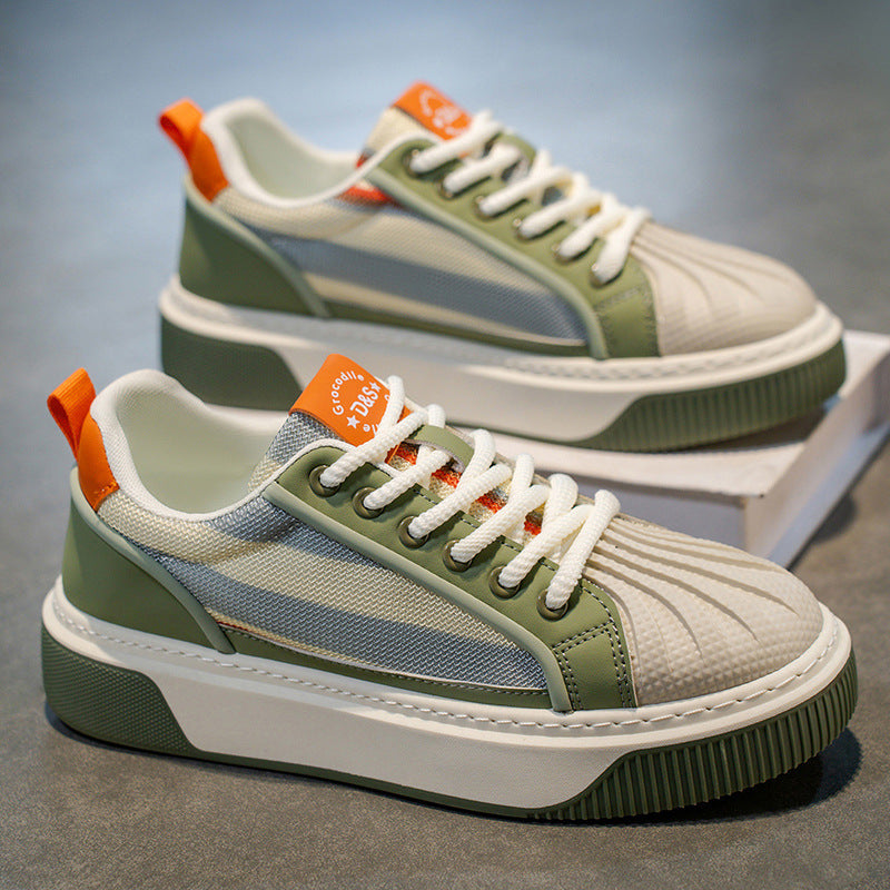Damen komfortable Sneakers mit atmungsaktiver Mesh-Oberfläche und rutschfester Sohle R&B