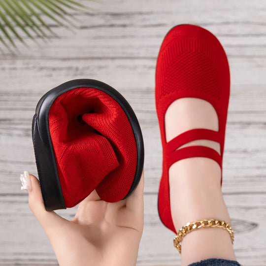 Damen Komfortable Mary Jane Slipper mit flexiblem Design R&B