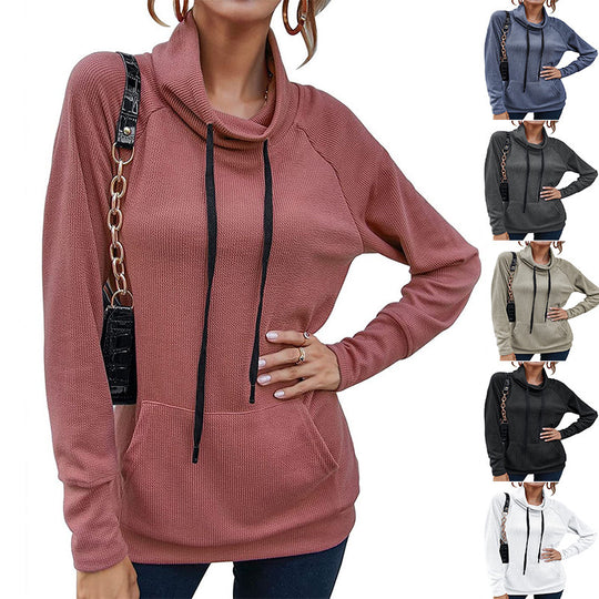 Damen modischer Kapuzensweater mit praktischen Taschen und ergonomischem Schnitt R&B