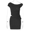 Damen Figurumspielendes Cocktailkleid mit raffiniertem Raffungselement R&B