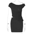 Damen Figurumspielendes Cocktailkleid mit raffiniertem Raffungselement R&B