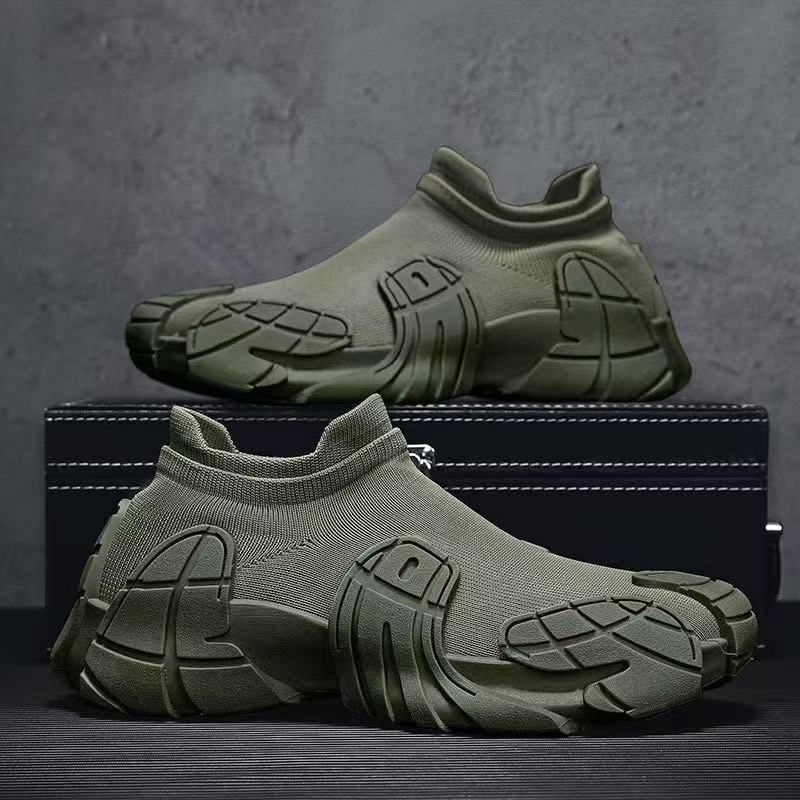 Damen Hochwertige Sport-Sneaker mit einzigartigem Profil und atmungsaktiver Strickstruktur R&B