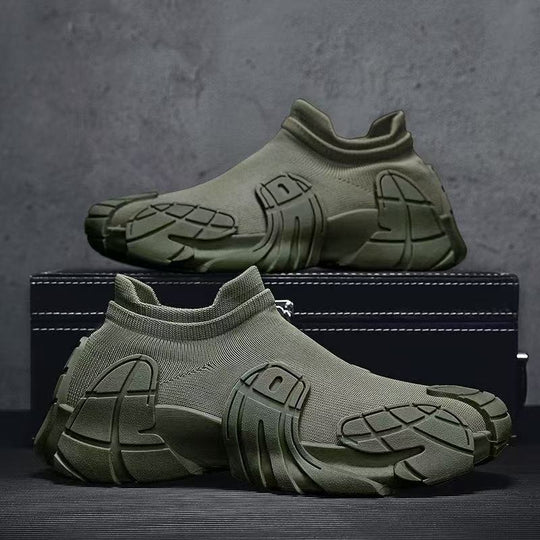 Damen Hochwertige Sport-Sneaker mit einzigartigem Profil und atmungsaktiver Strickstruktur R&B