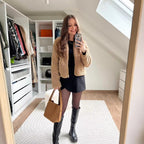 Damen Teddyjacke mit Reißverschluss und seitlichen Eingrifftaschen R&B