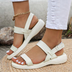 Damen Komfortable Riemensandalen mit gepolstertem Fußbett R&B