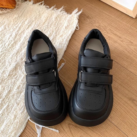 Damen Plattform-Sneaker mit verstellbaren Klettverschlüssen und sportlichem Design R&B