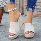 Damen Wedge-Pantolette mit modischem Schnitt und komfortabler Fußbettung R&B
