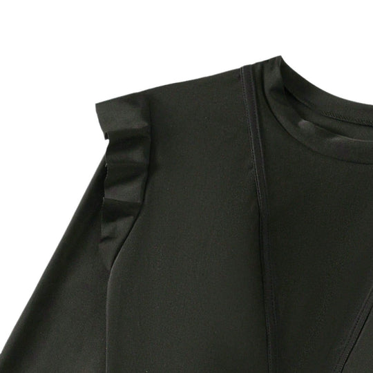 Damen modischer Schwimmanzug mit Rüschendetails R&B