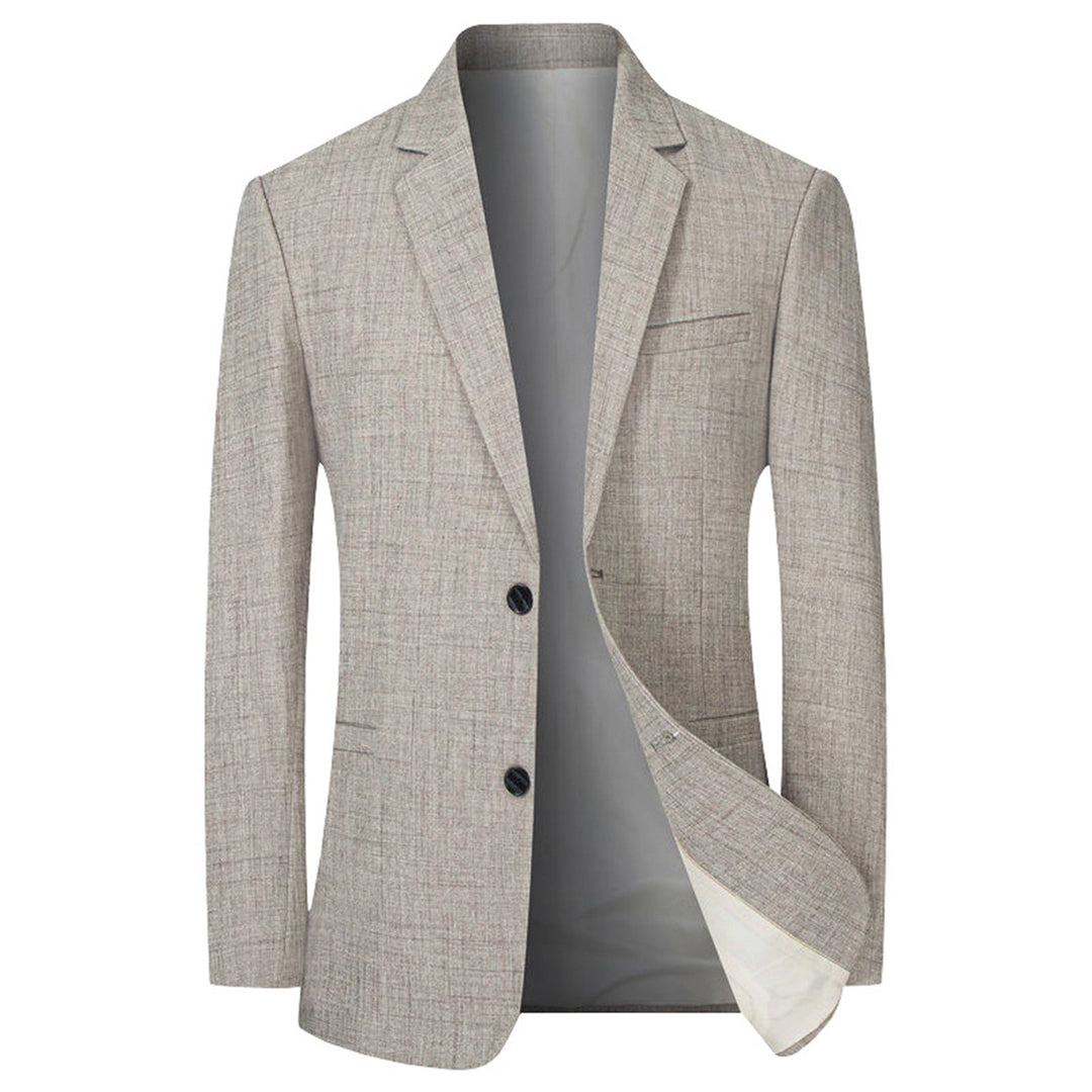 Herren eleganter, strukturierter Blazer mit modernem Schnitt R&B