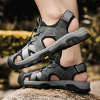 Damen Multifunktionale Outdoor-Sandalen mit rutschfester Sohle und verstellbarem Schnürsystem