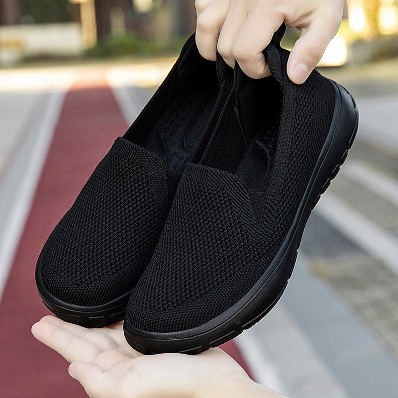 Damen Bequeme Slip-On Laufschuhe aus atmungsaktivem Mesh