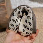 Damen Ballerinas mit modischem Leopardenmuster und bequemer Sohle R&B