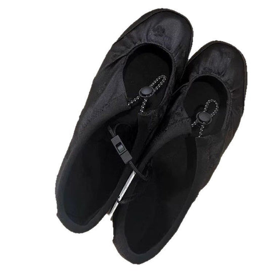Damen Slip-On Ballerinas mit dekorativem Riemen und atmungsaktivem Material R&B