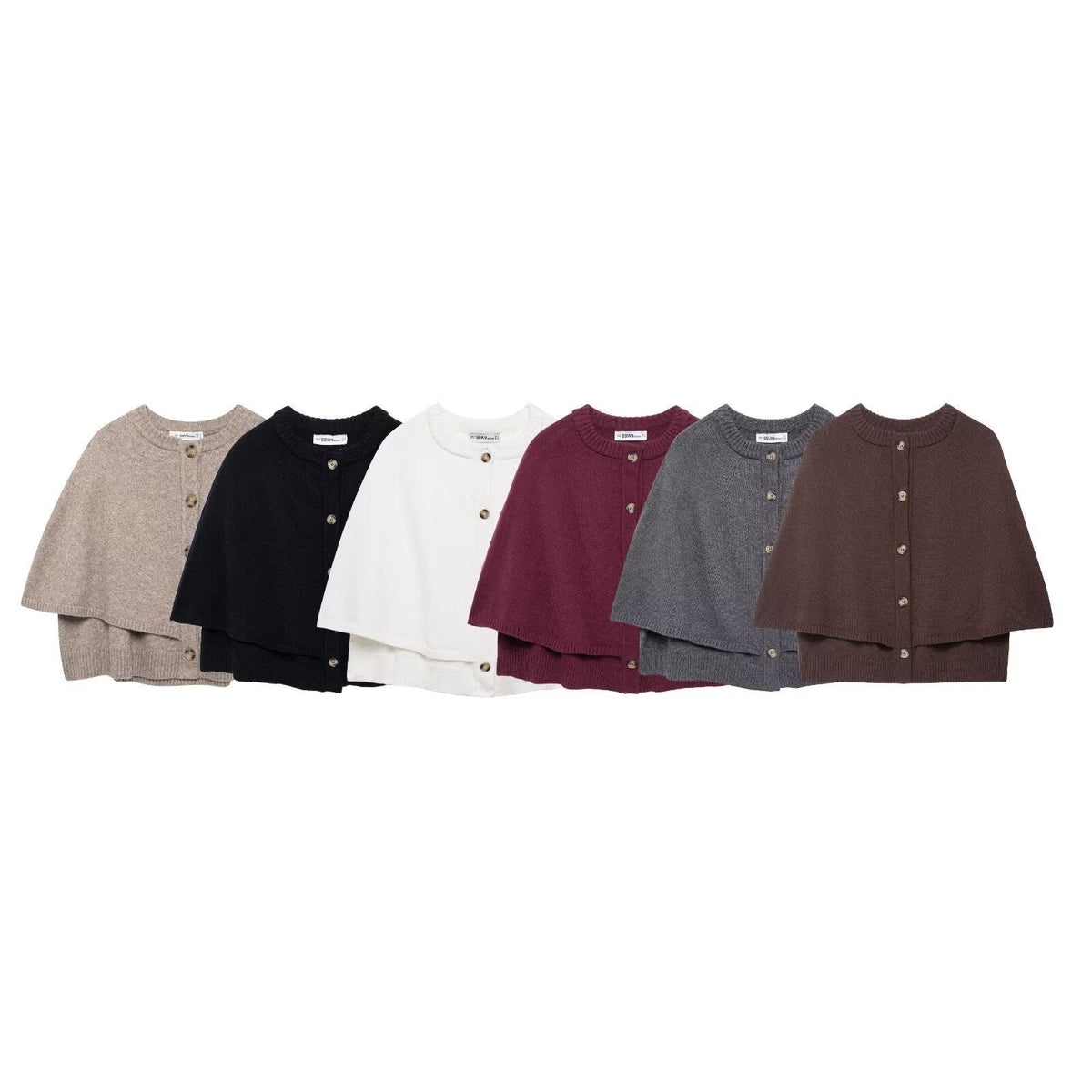 Damen Wolle Umhangjacke R&B