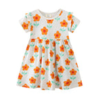 Mädchen Sommerkleid mit floralen Mustern R&B