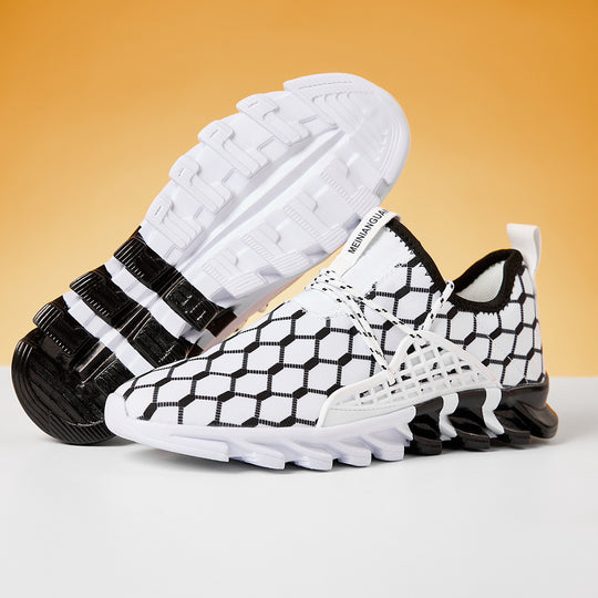 Damen Sportliche Laufschuhe mit atmungsaktivem Mesh-Obermaterial und stoßdämpfender Sohle R&B