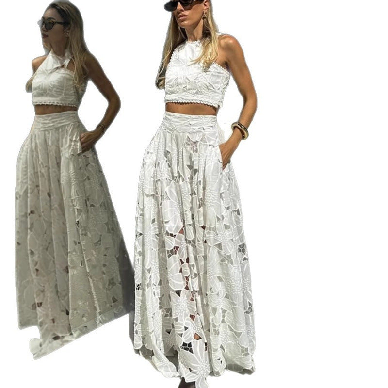 Damen zwei-teiliges Maxikleid R&B