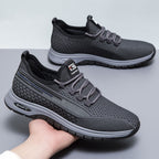 Damen Sportliche Freizeitsneaker mit atmungsaktiver Mesh-Oberfläche und dämpfender Sohle R&B