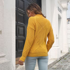 Damen Strickpullover mit modischem Strukturdesign R&B