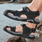 Herren leichte und atmungsaktive Outdoor-Sandalen mit verstellbaren Riemen R&B