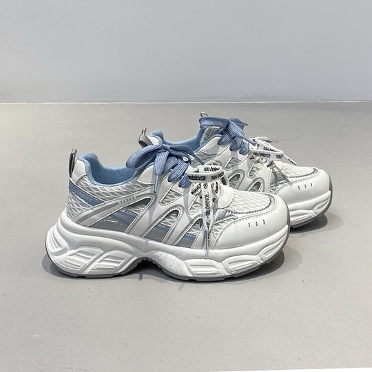 Damen Komfortable Lauf-Sneaker mit atmungsaktiver Netz-Oberfläche und dämpfender Sohle R&B