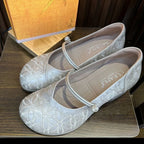 Damen Komfortable Ballerinas mit dekorativem Blumenmuster R&B