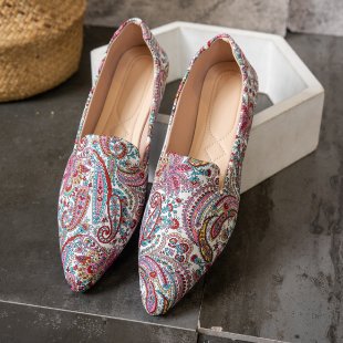 Damen Ballerinas mit eleganter Tweed-Oberfläche R&B