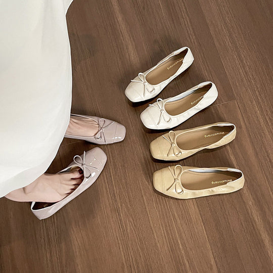 Damen Ballerinas mit zartem Schleifendetail und komfortablem Innenfutter R&B