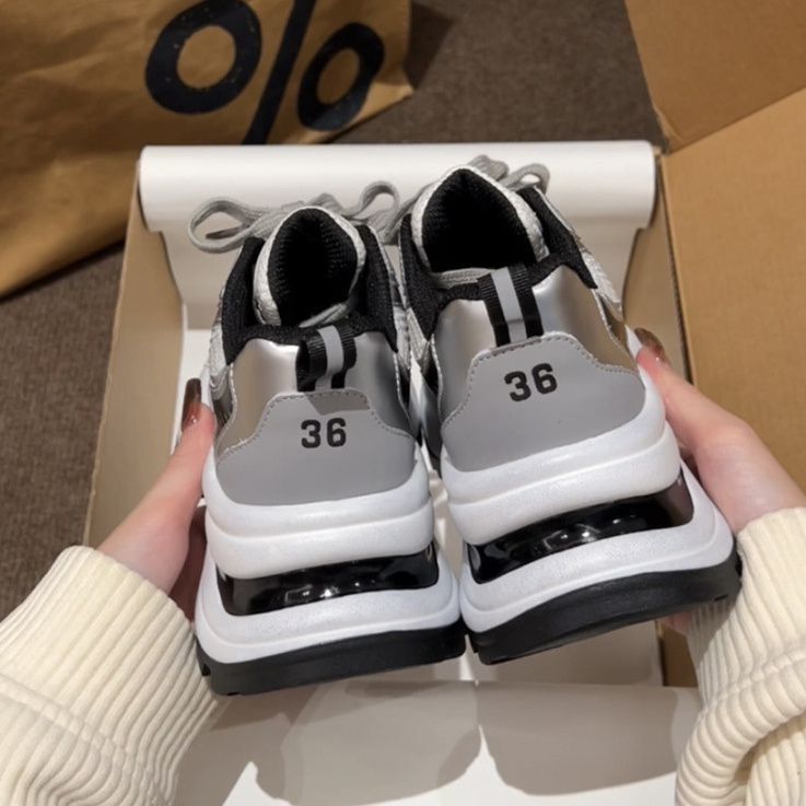 Damen Sportliche Sneakers mit atmungsaktiver Mesh-Oberfläche und dynamischer Dämpfung R&B