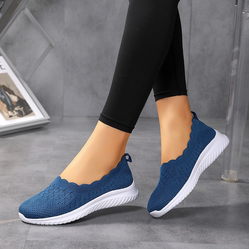 Damen Atmungsaktive Slip-On Sneakers mit komfortabler Sohle R&B