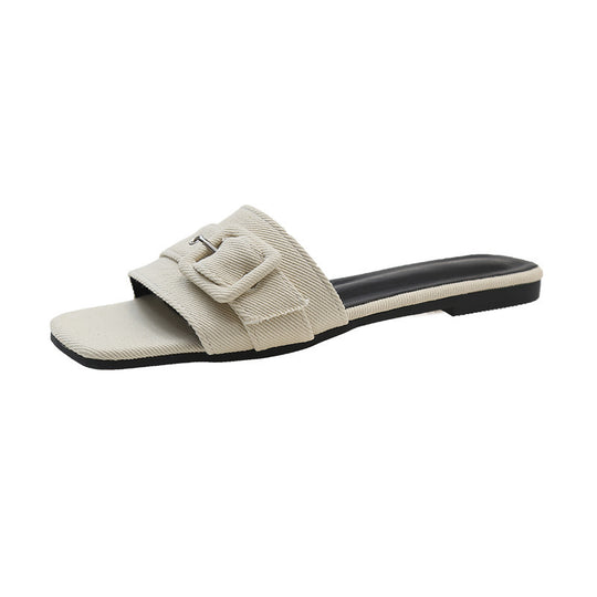 Damen Modische Riemensandalen mit Schnallenverschluss R&B