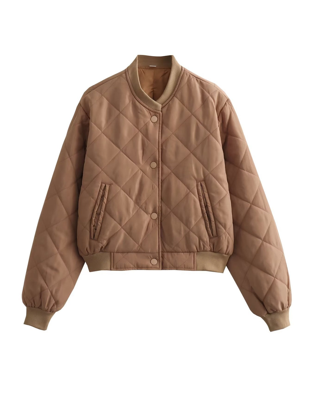 Damen gesteppte Übergangsjacke mit modernem Schnitt und praktischen Taschen R&B