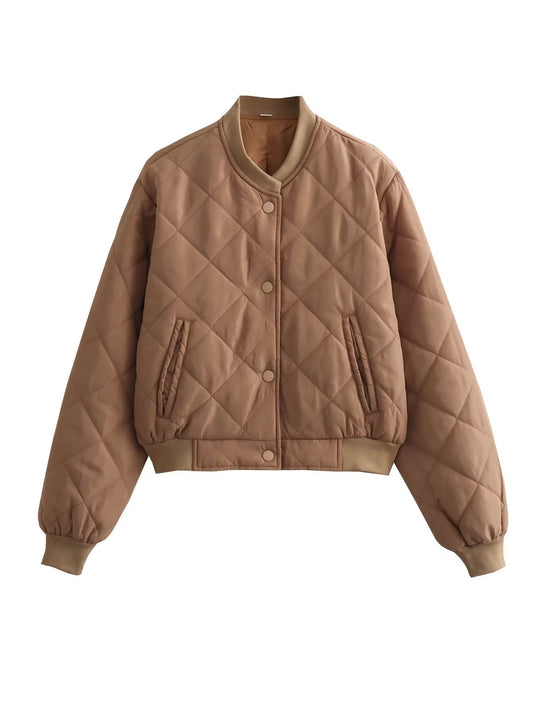 Damen gesteppte Übergangsjacke mit modernem Schnitt und praktischen Taschen R&B