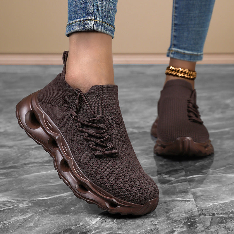 Damen Sportliche Lauf-Sneaker mit atmungsaktivem Mesh und flexibler Sohle