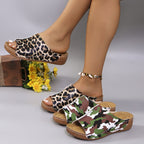 Damen Modische Mokassins mit Leopardenmuster R&B