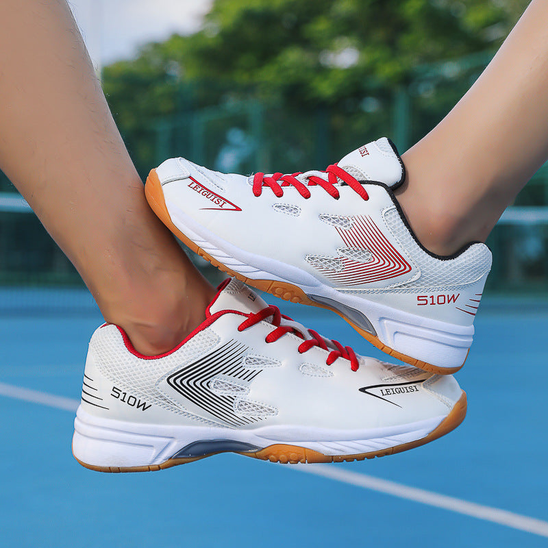 Damen Badmintonschuhe mit rutschfester Sohle und stoßdämpfender Dämpfung R&B