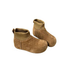 Damen Bequeme Winterboots mit elastischem Kragen und weichem Innenfutter R&B