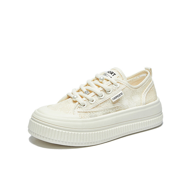 Damen Modische Sneaker mit atmungsaktiver Mesh-Oberfläche und rutschfester Sohle