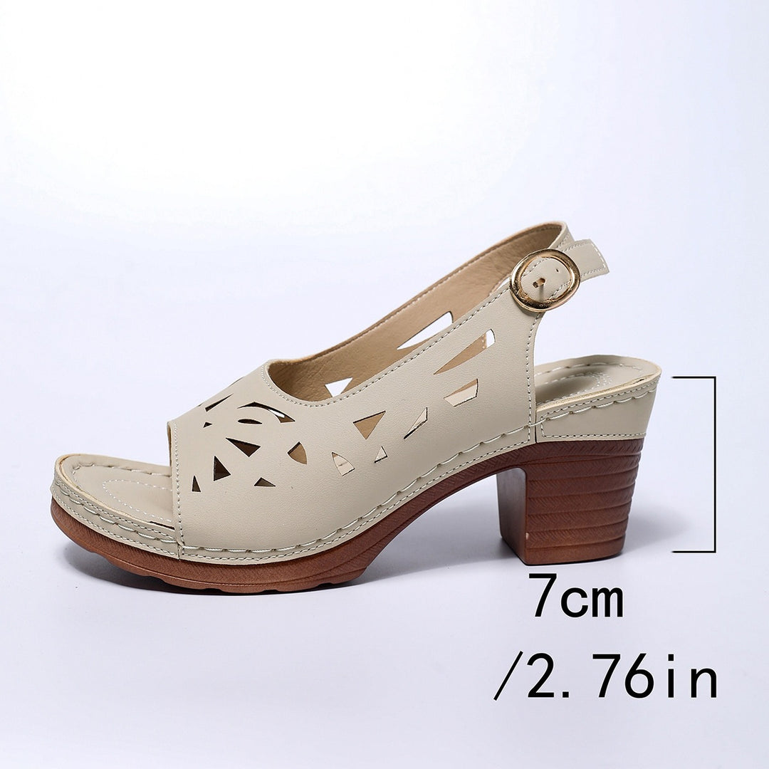Damen Slingback Sandalen mit luftiger Schnittführung R&B