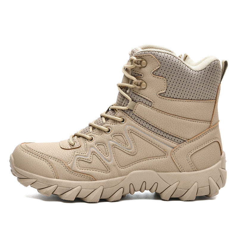 Herren multifunktionale Freizeitstiefel mit hohem Knöchelschutz und rutschfester Sohle R&B