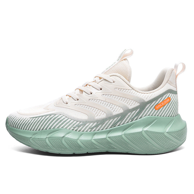 Damen Sportliche Lauf-Sneaker mit atmungsaktiver Oberflächenstruktur und dämpfender Sohle R&B