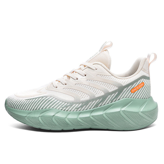 Damen Sportliche Lauf-Sneaker mit atmungsaktiver Oberflächenstruktur und dämpfender Sohle R&B