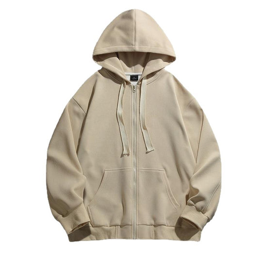 Damen warme Kapuzenjacke mit durchgehendem Reißverschluss und großzügigen Taschen R&B