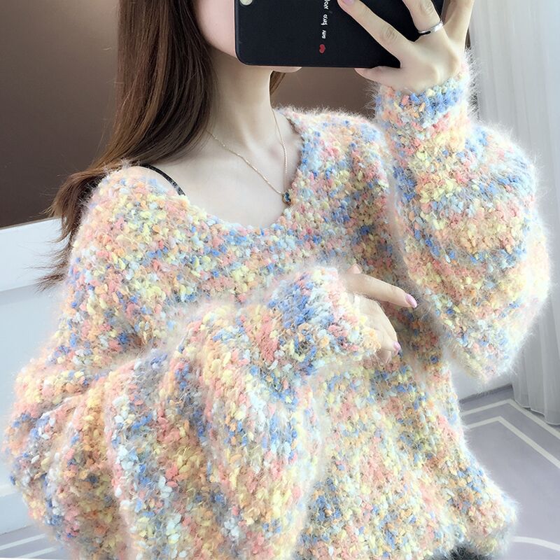 Damen Pullover im lässigen Strickstil R&B