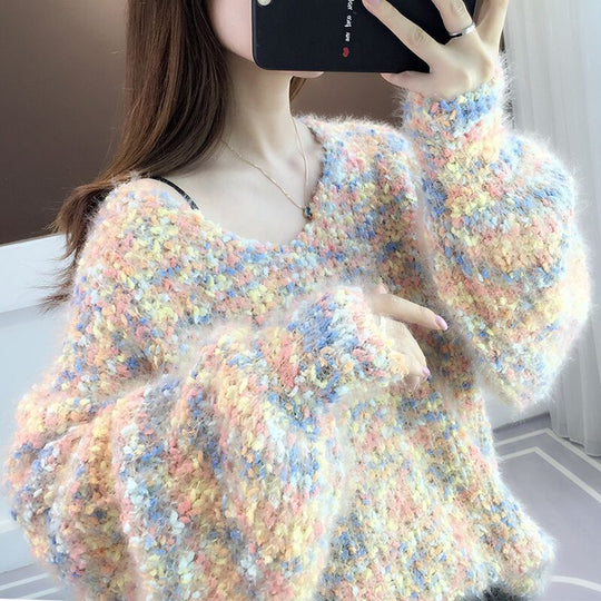 Damen Pullover im lässigen Strickstil R&B
