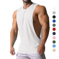 Herren nan Muskelshirt mit extra tiefen Armöffnungen und atmungsaktivem Baumwollmix R&B